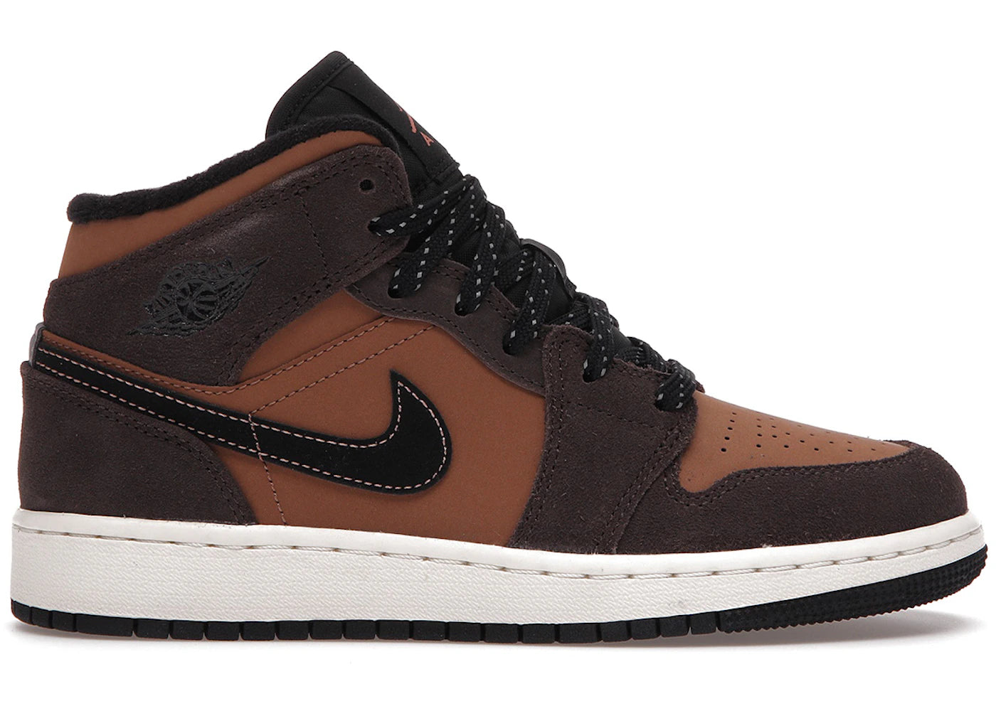 Jordan 1 Mid Se Dark Chocolate (Gs)