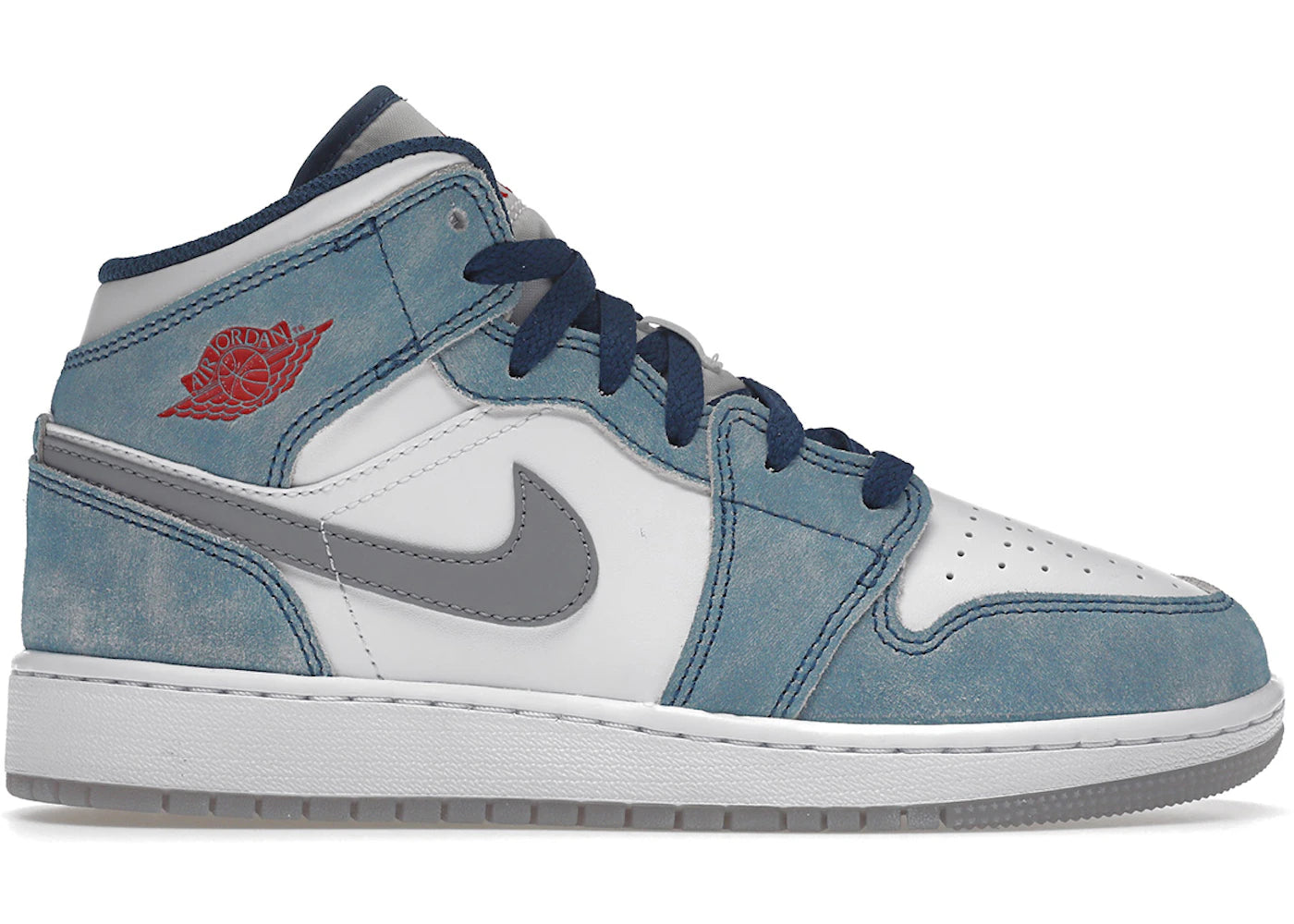Jordan 1 Mid Se French Blue Light Steel (Gs)