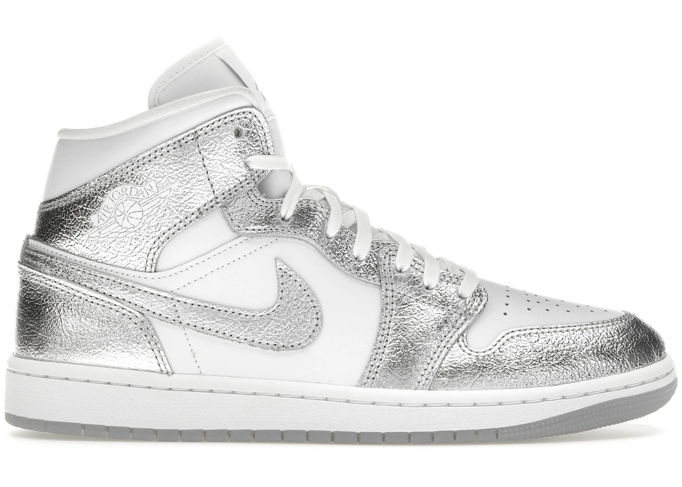 Jordan 1 Mid Se Metallic Silver (Women'S)