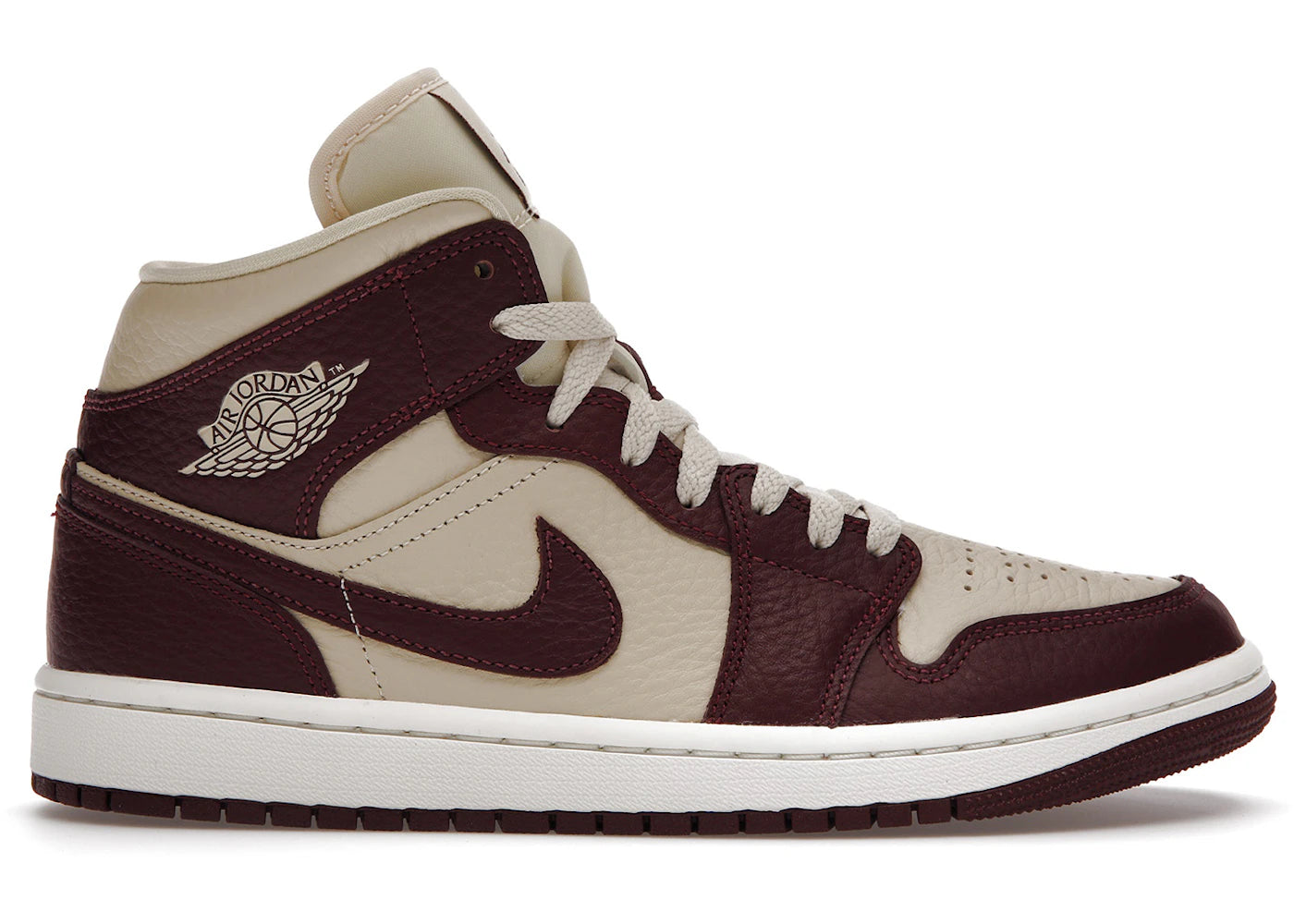 Jordan 1 Mid Se Split Beach Cherrywood Red (Women'S)