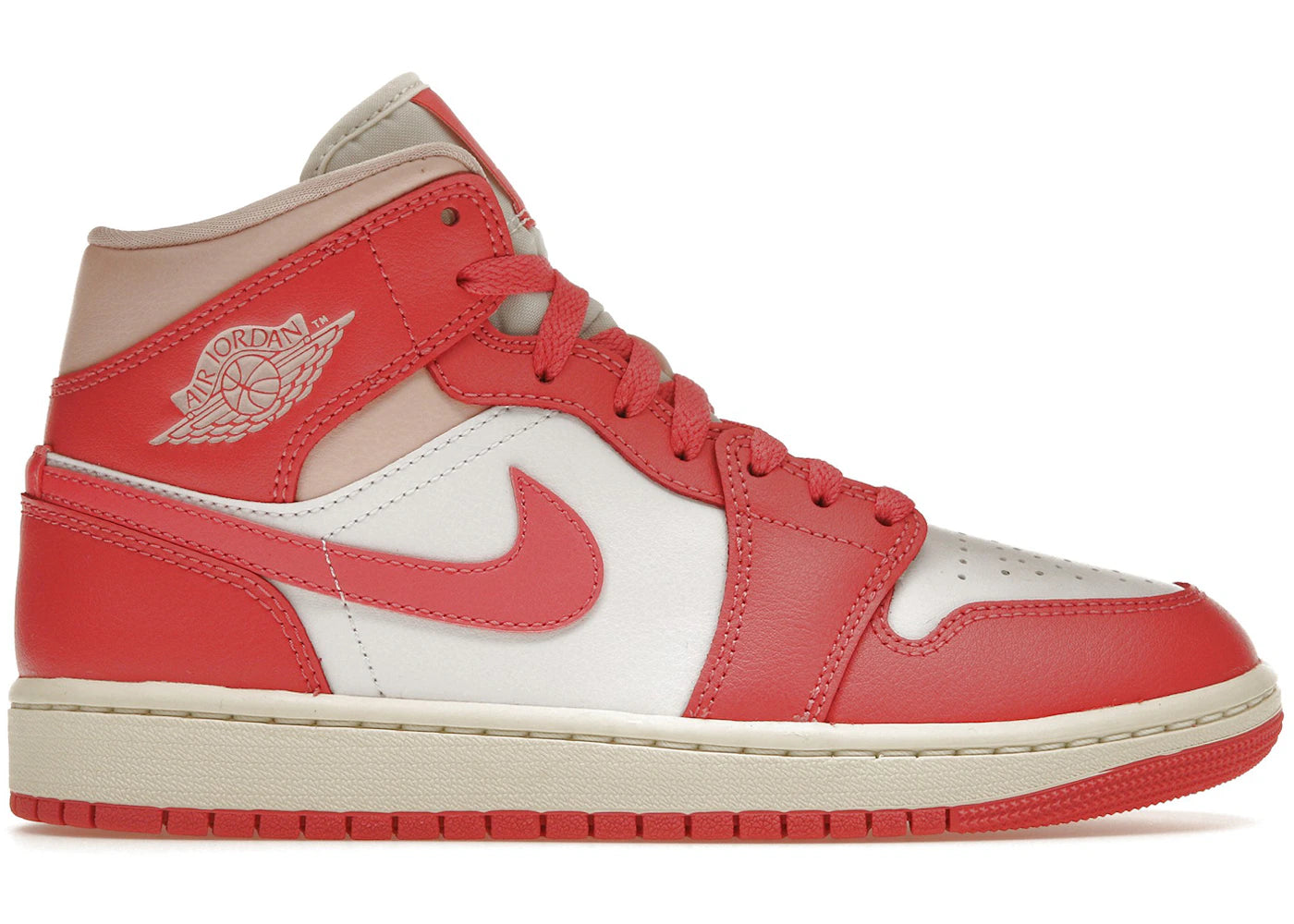 Jordan 1 Mid Strawberries And Cream (Women'S)