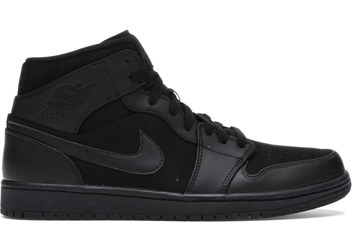 Jordan 1 Mid Triple Black (2014)