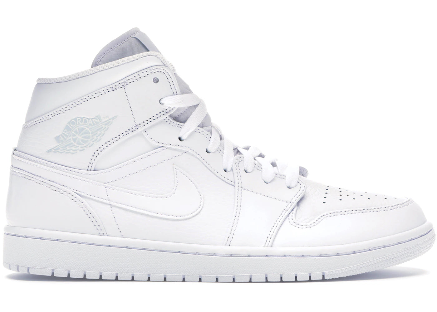 Jordan 1 Mid Triple White (2018)
