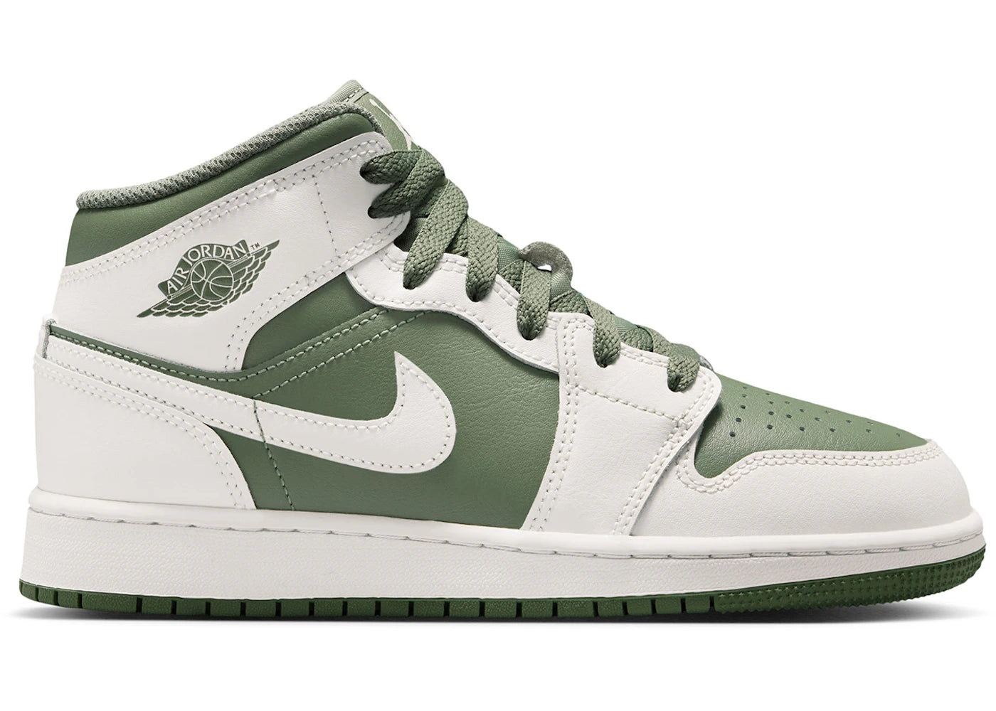 Jordan 1 Mid Vintage Lichen (Gs)