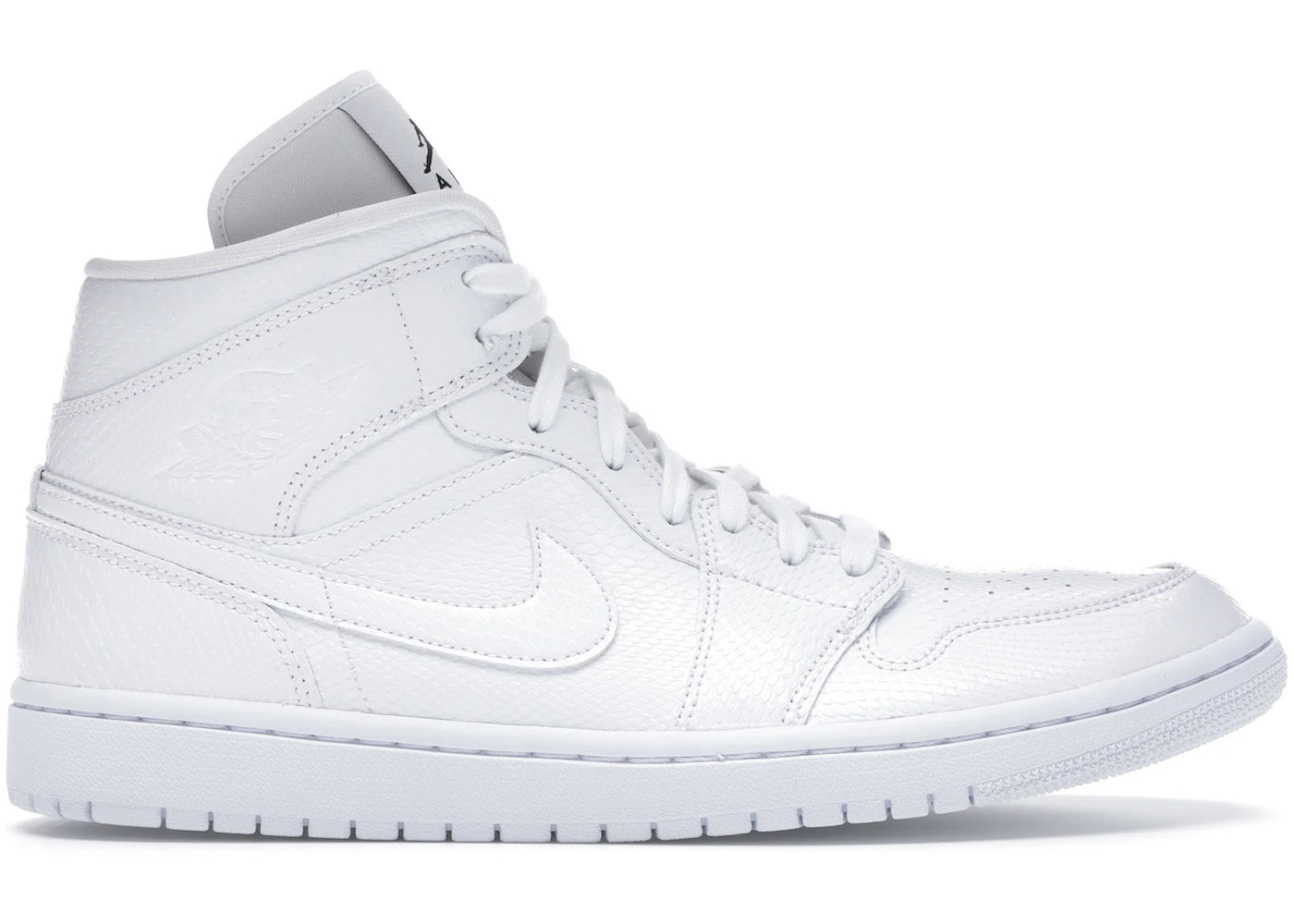 Jordan 1 Mid White Snakeskin (Women'S)