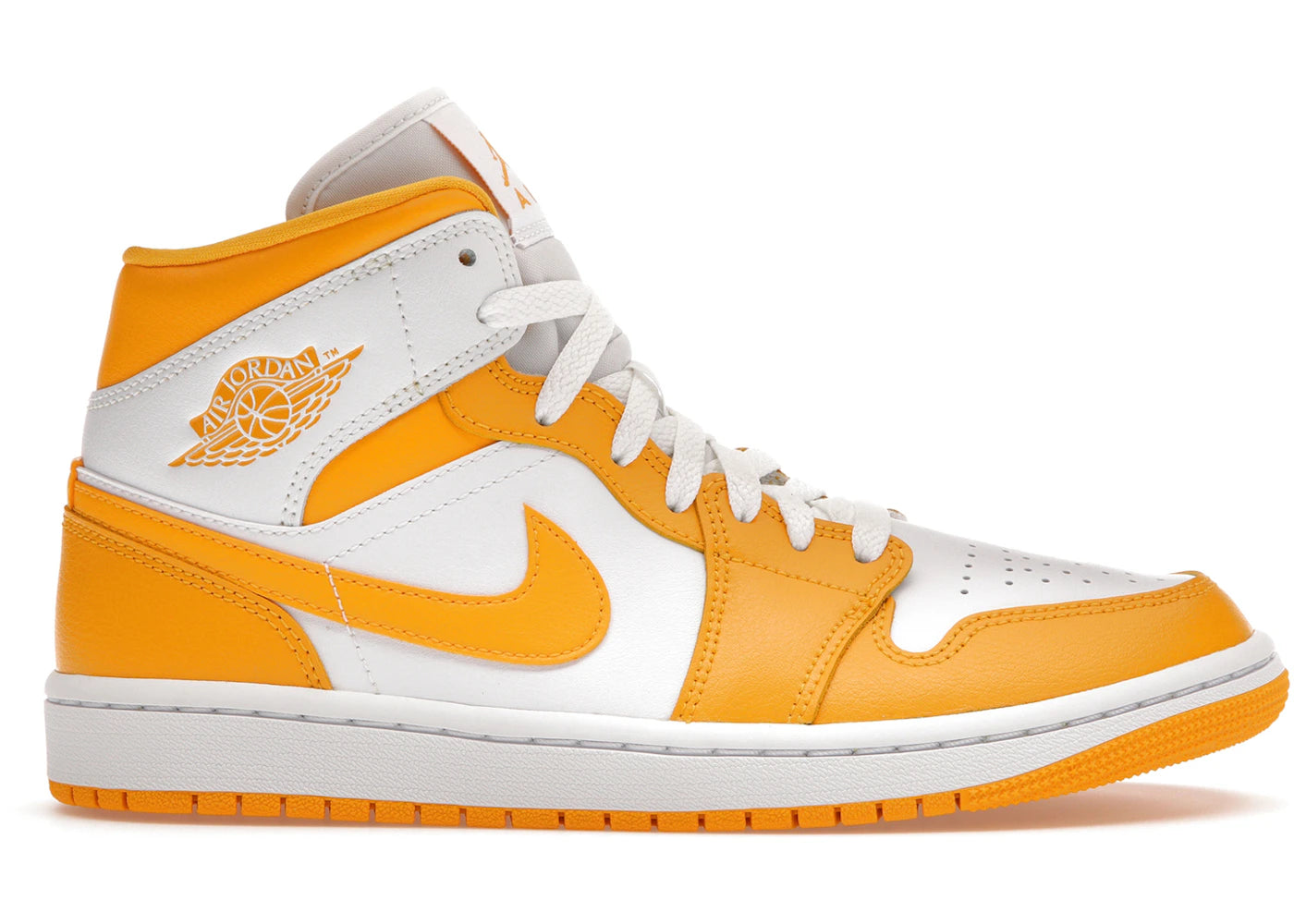 Jordan 1 Mid White University Gold (Women'S)