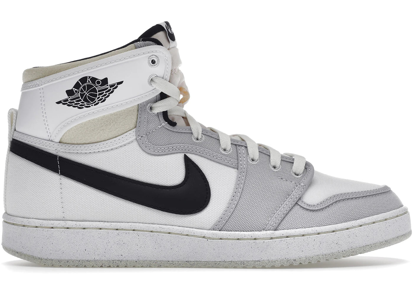 Jordan 1 Retro Ajko White Black Grey Fog