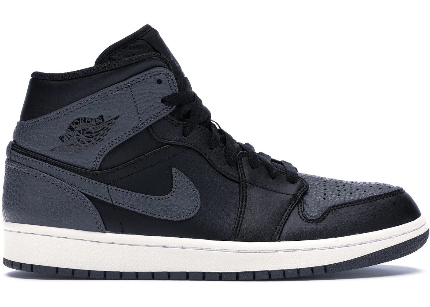 Jordan 1 Retro Mid Black Dark Grey