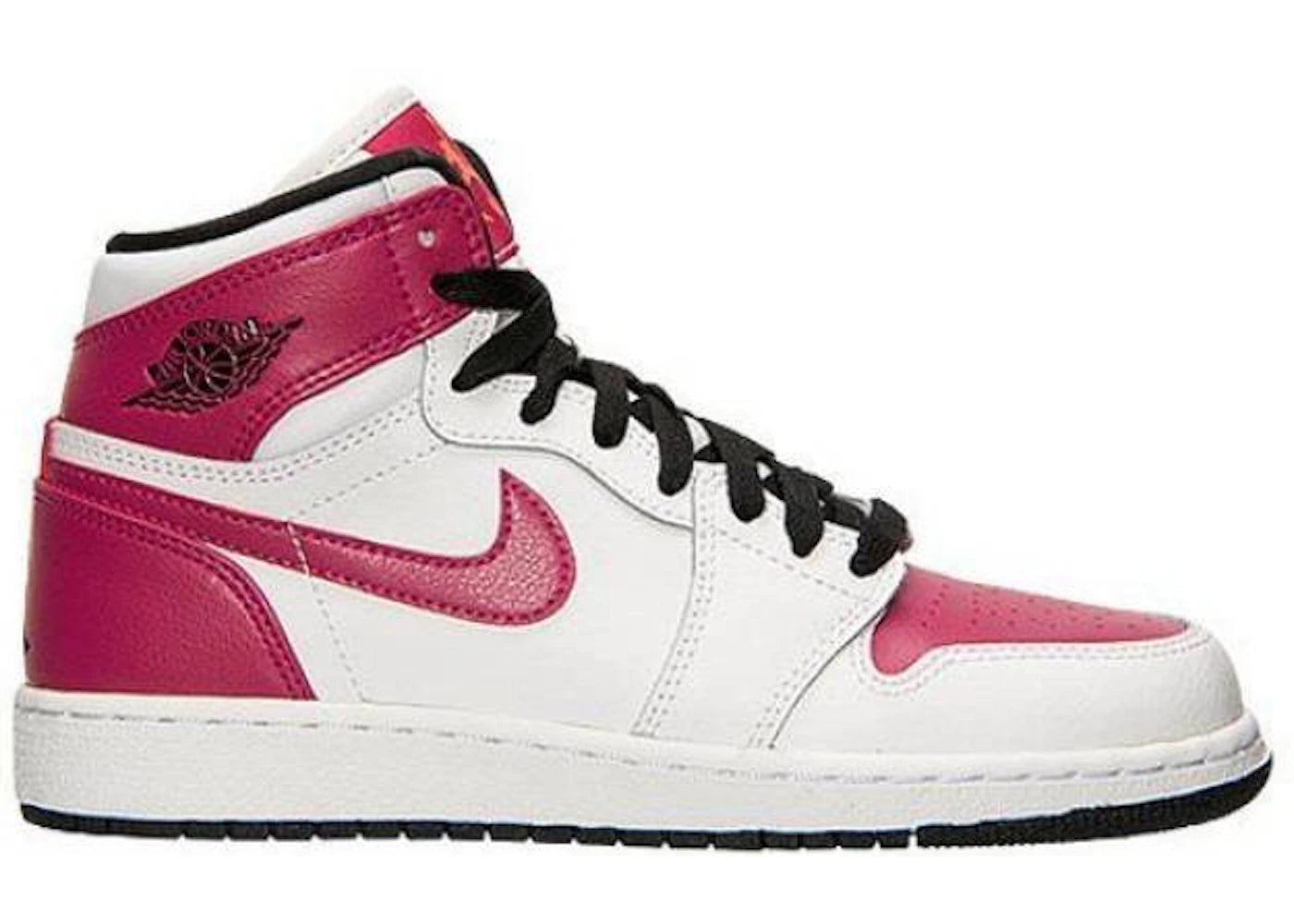 Jordan 1 Retro White Sport Fuchsia (Gs)