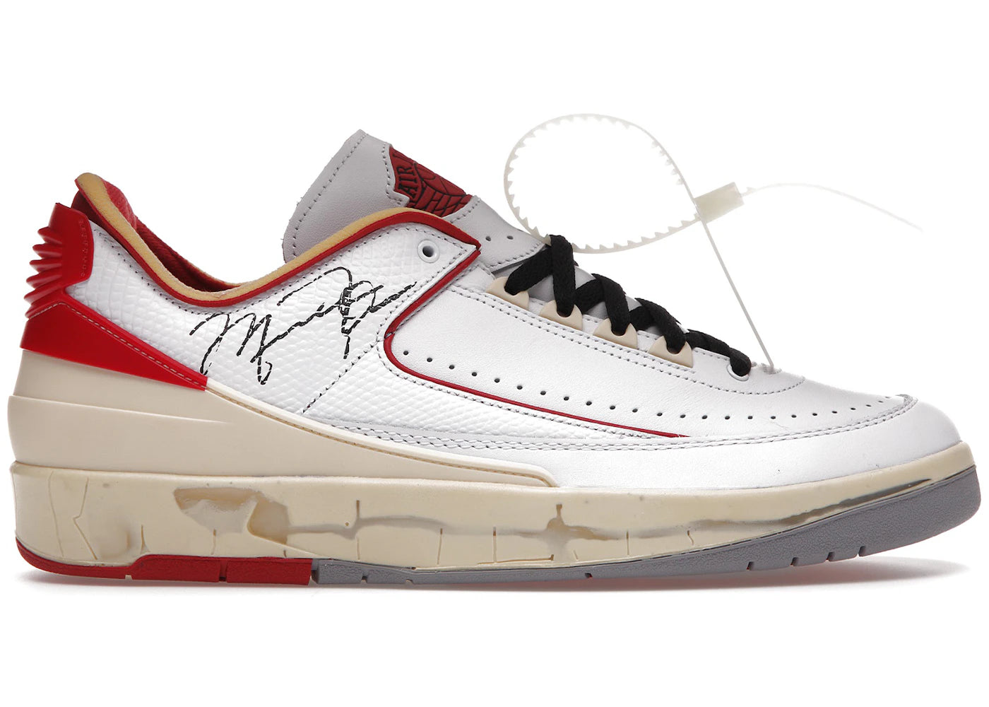 Jordan 2 Retro Low Sp Off-White White Red
