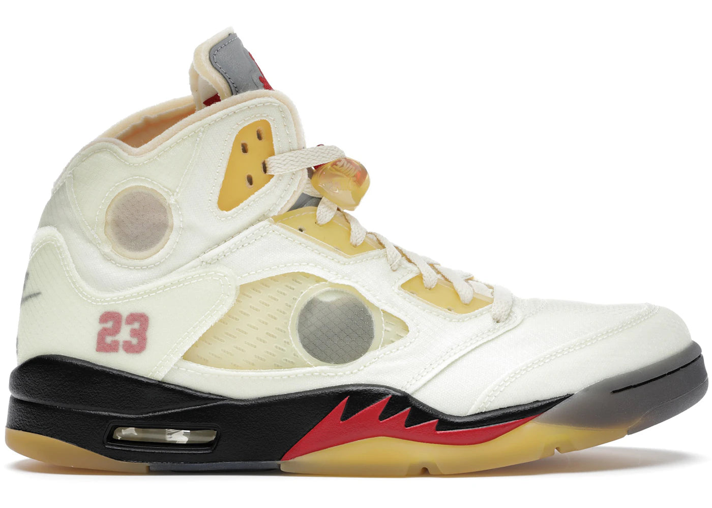 Off-White × Nike Air Jordan 5 明細付 Michael Jordan Autographed Nike Off-White x Air Jordan 5