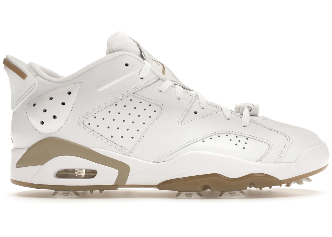 Jordan 6 Retro Low Golf White Khaki – Kicks Machine