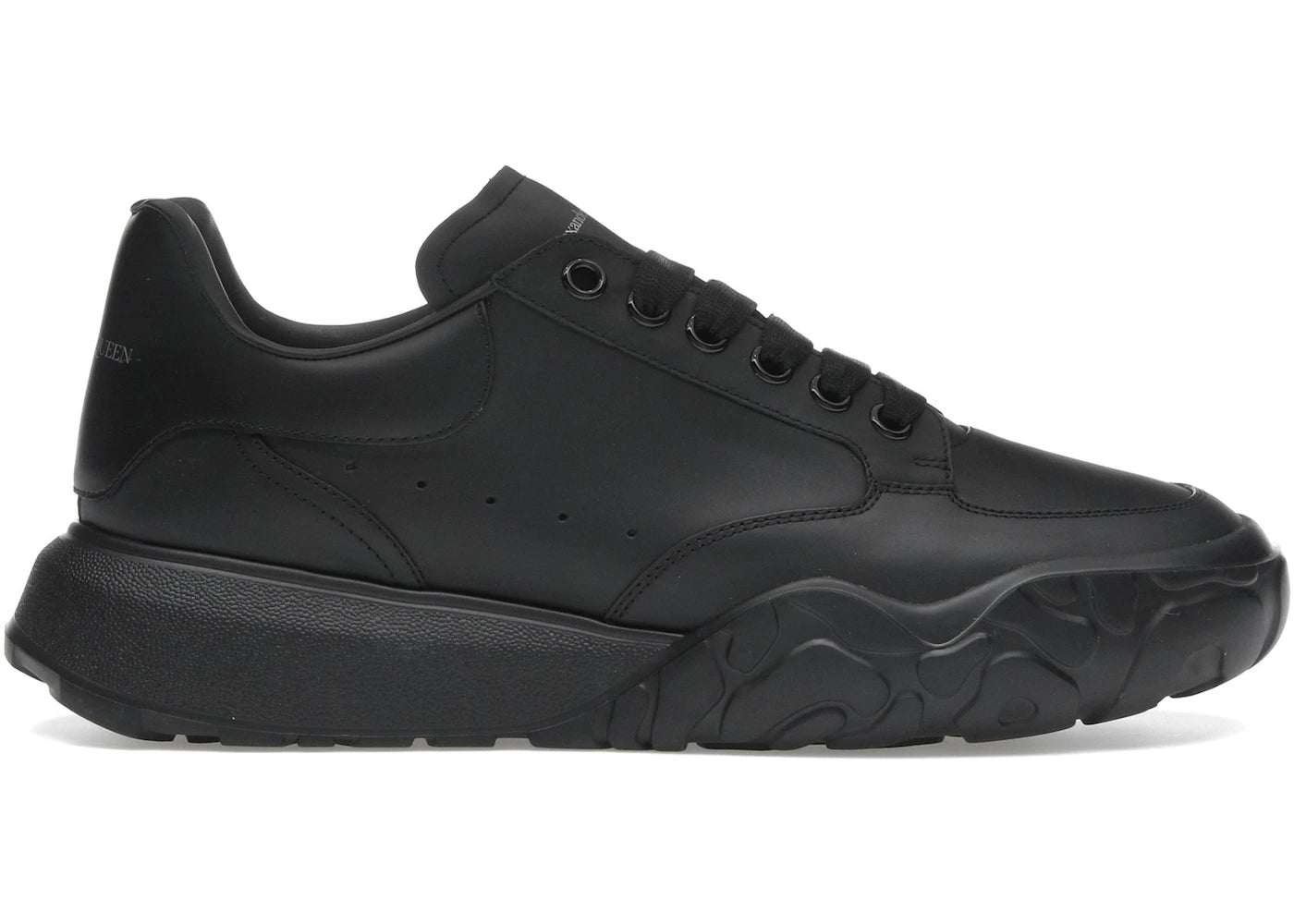 alexander mcqueen court trainers black