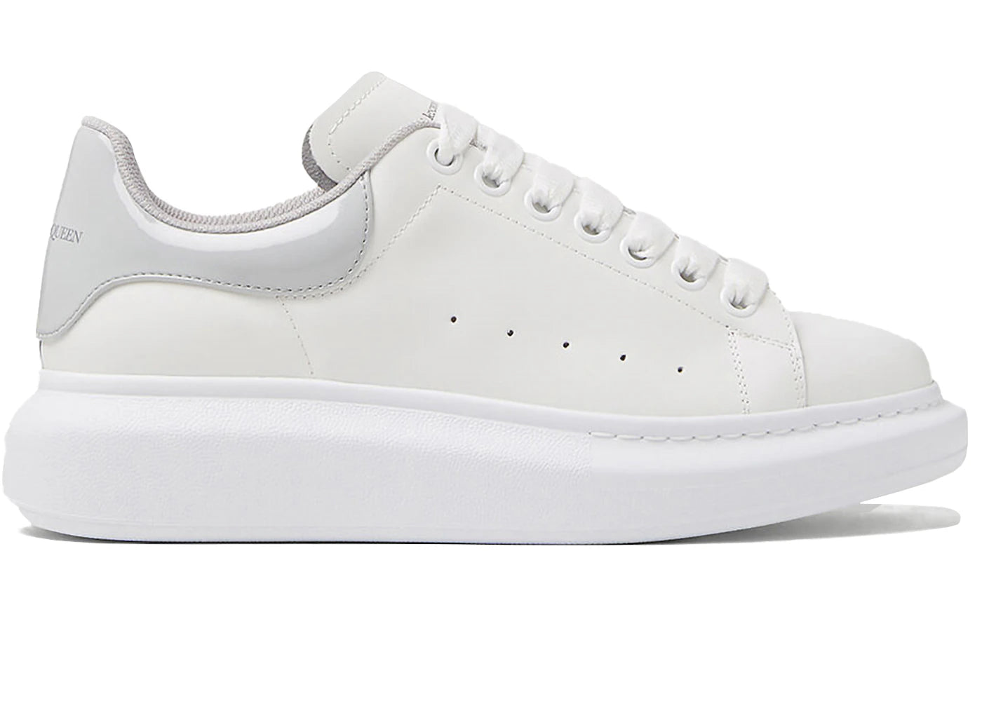Alexander Mcqueen Larry Oversized White Grey (Women'S)