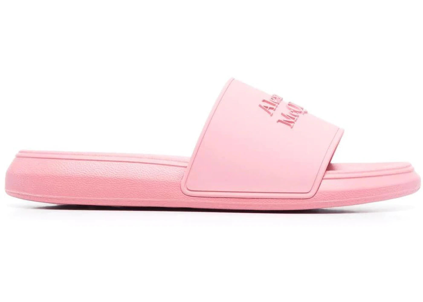 alexander mcqueen logo slides pink pastel (women's)