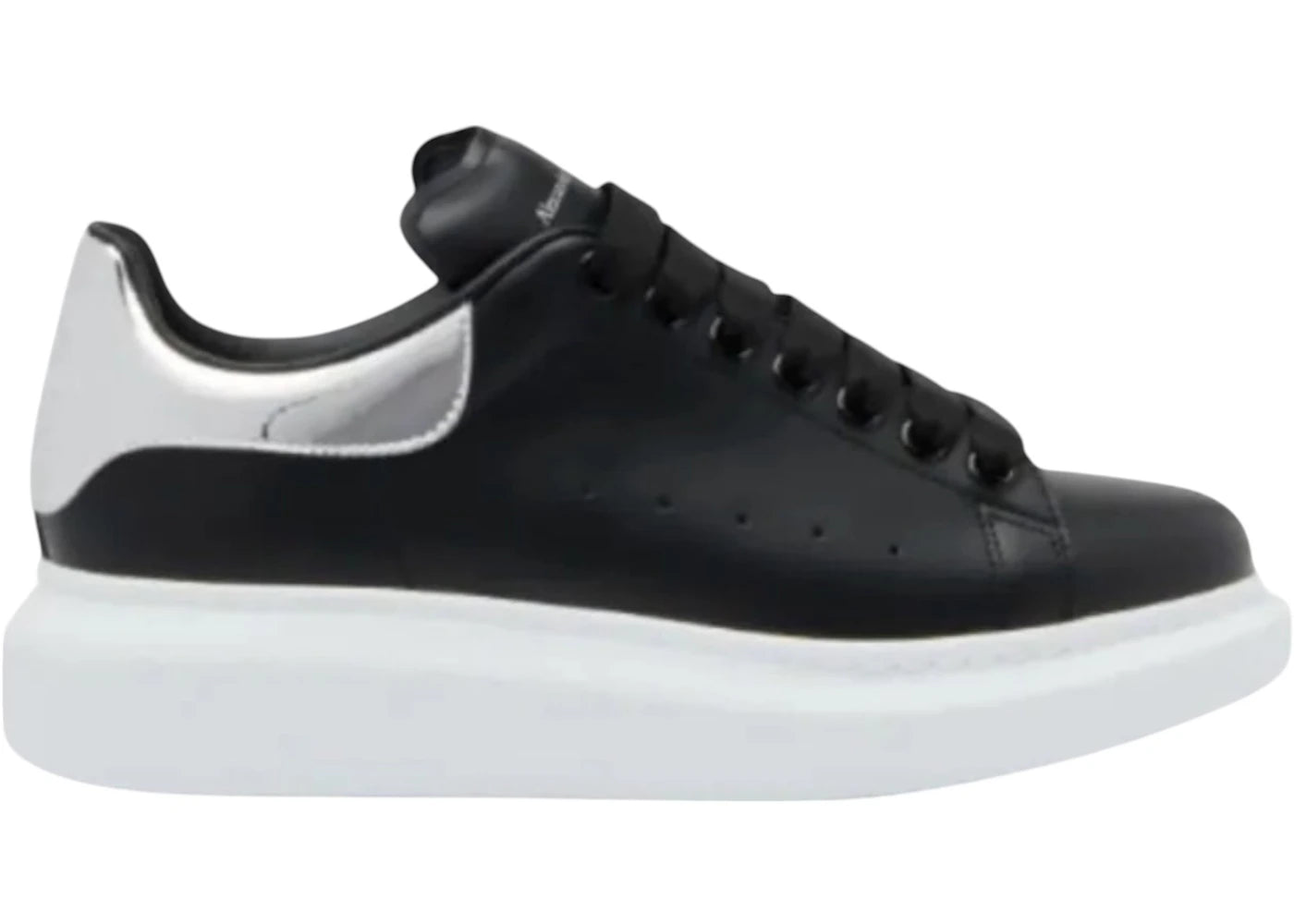 alexander mcqueen oversized black silver white (women's)