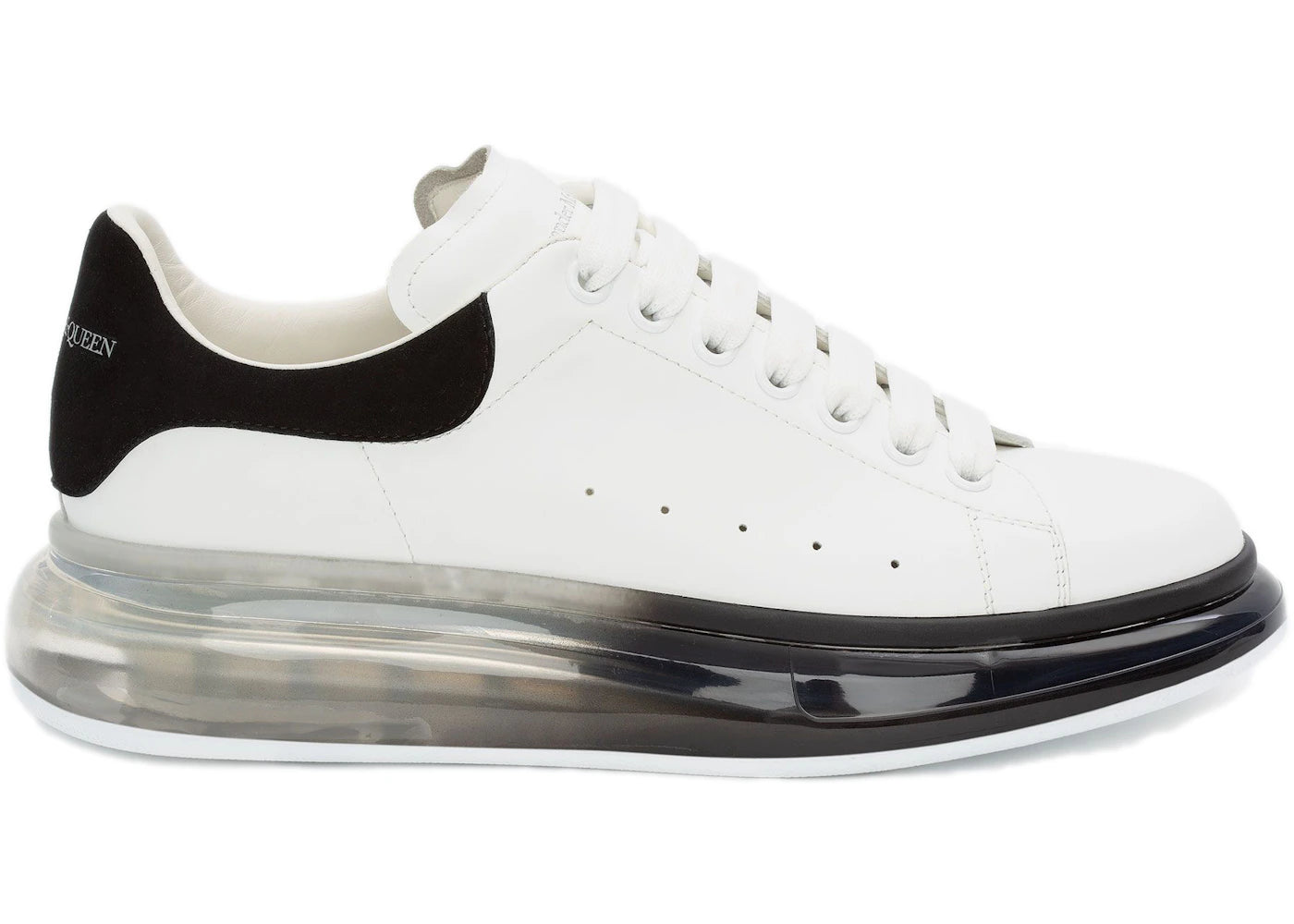alexander mcqueen oversized black sole white