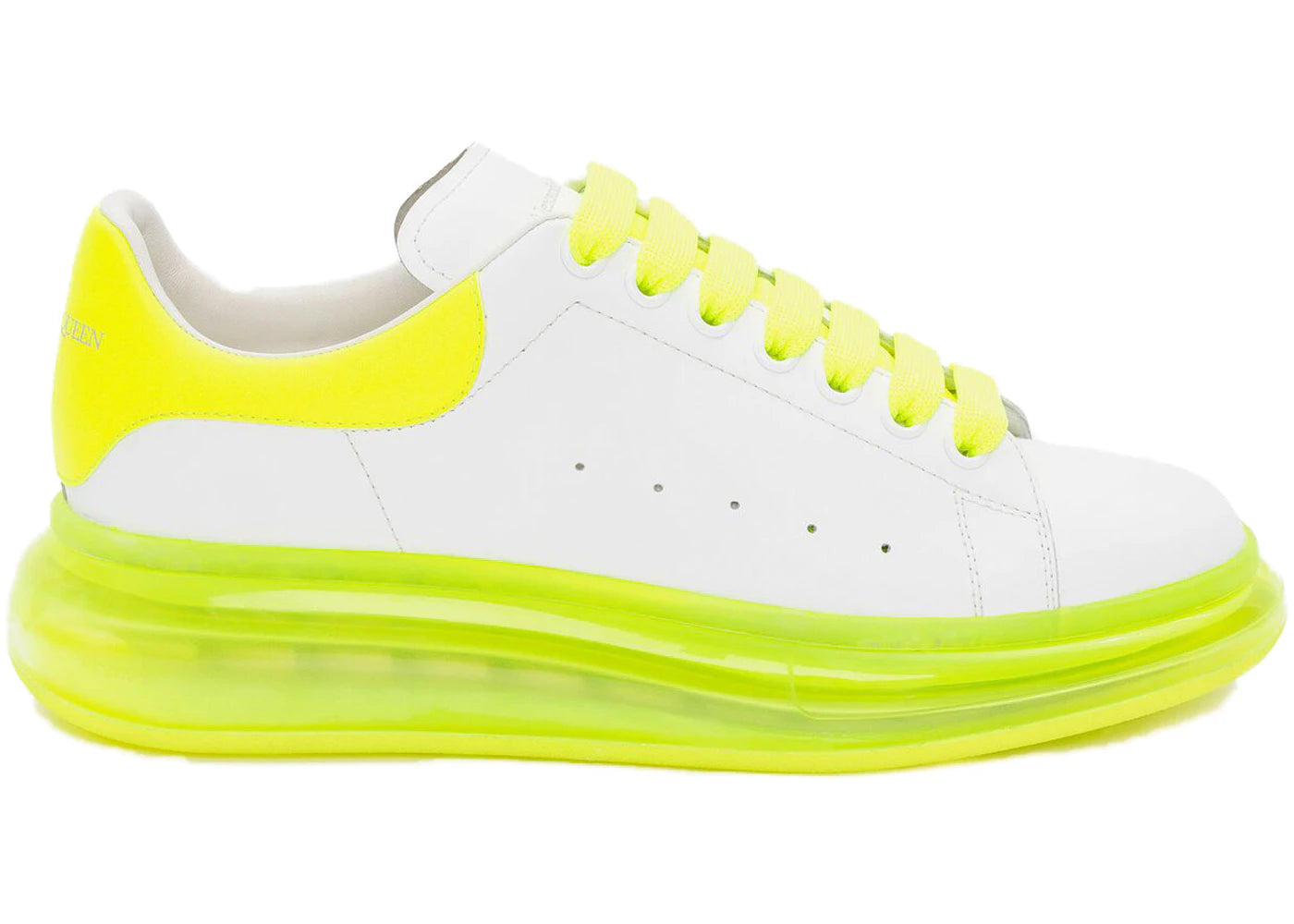 alexander mcqueen oversized fluo yellow sole