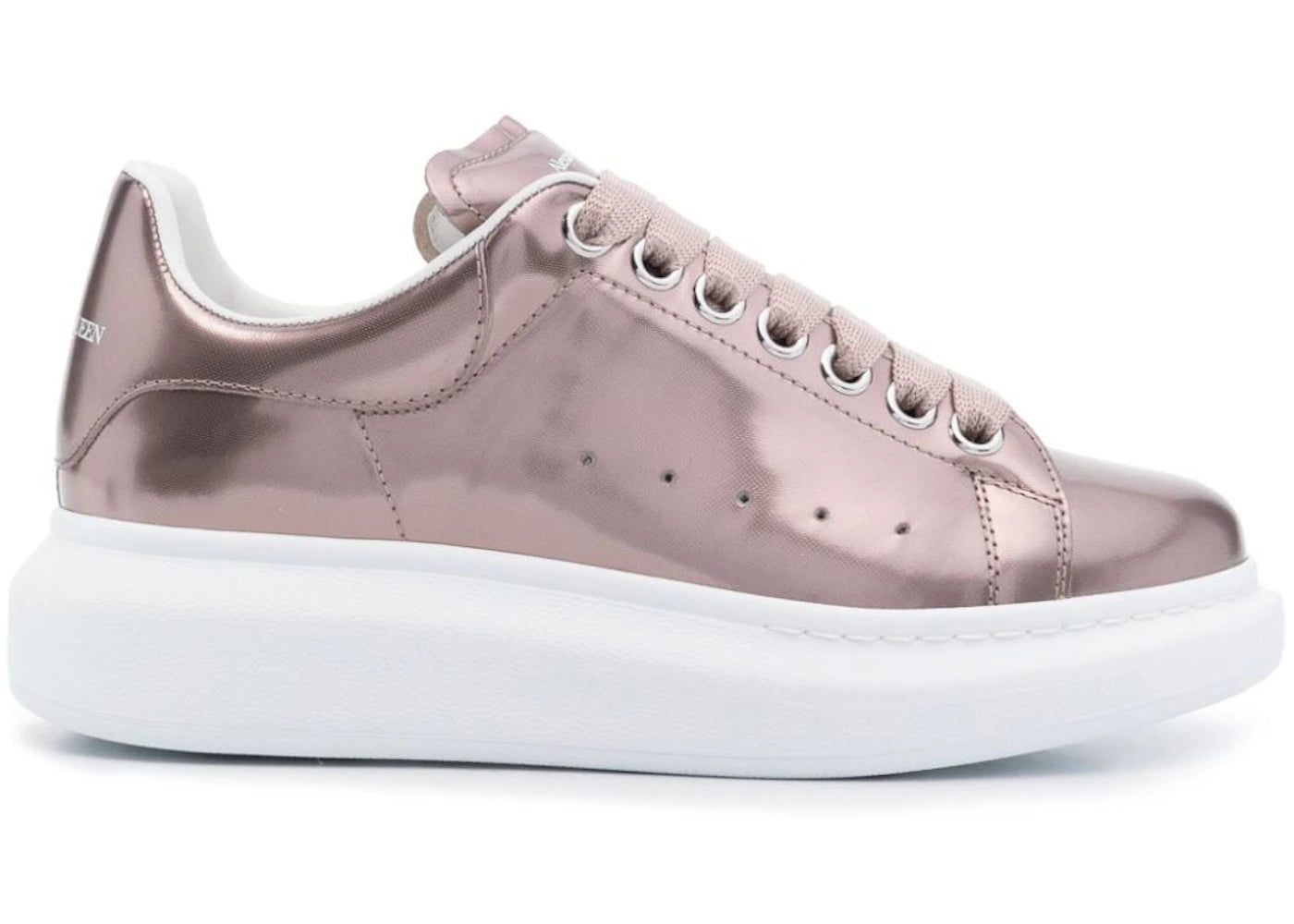 alexander mcqueen oversized pink metallic (women's)