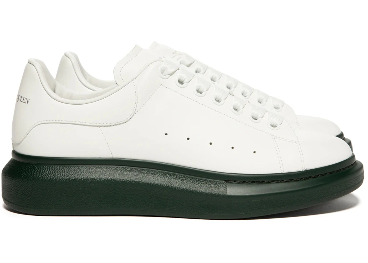 Alexander Mcqueen Oversized Sneaker White Green Sole