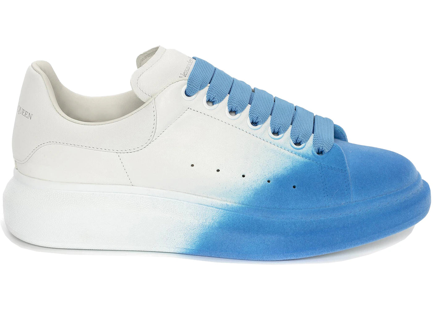 Alexander Mcqueen Oversized Two-Tone White Blue
