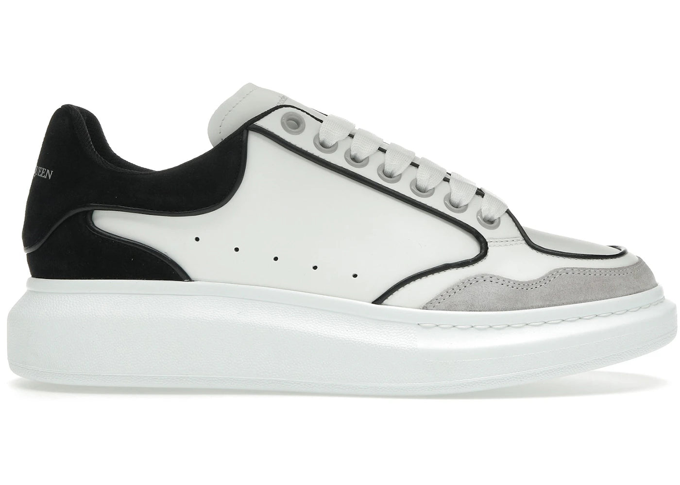 alexander mcqueen oversized white black grey