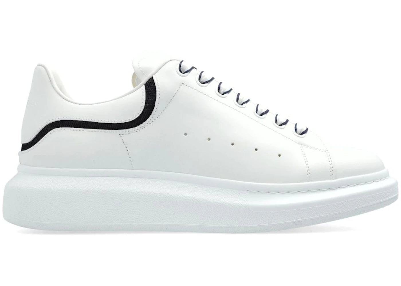 alexander mcqueen oversized white black stripe