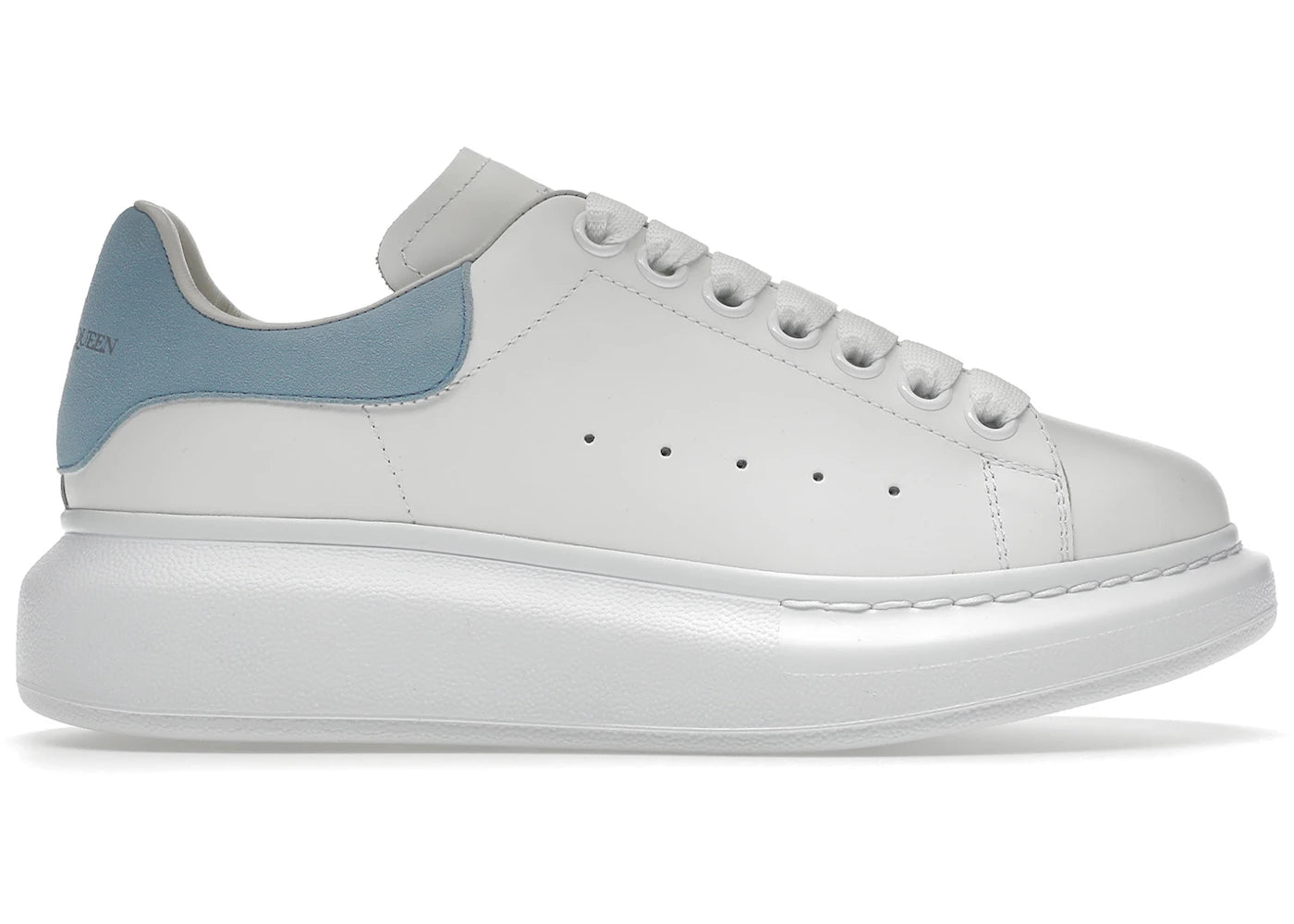 alexander mcqueen oversized white grey blue (women's)
