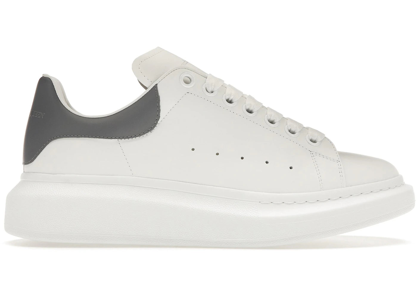 Alexander Mcqueen Oversized White Grey