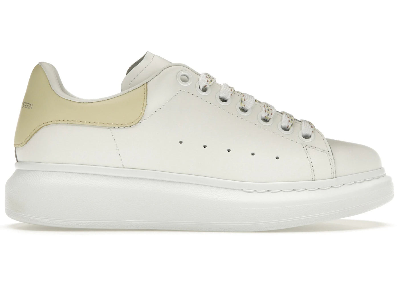 Alexander Mcqueen Oversized White Lemon Yellow (Women'S)