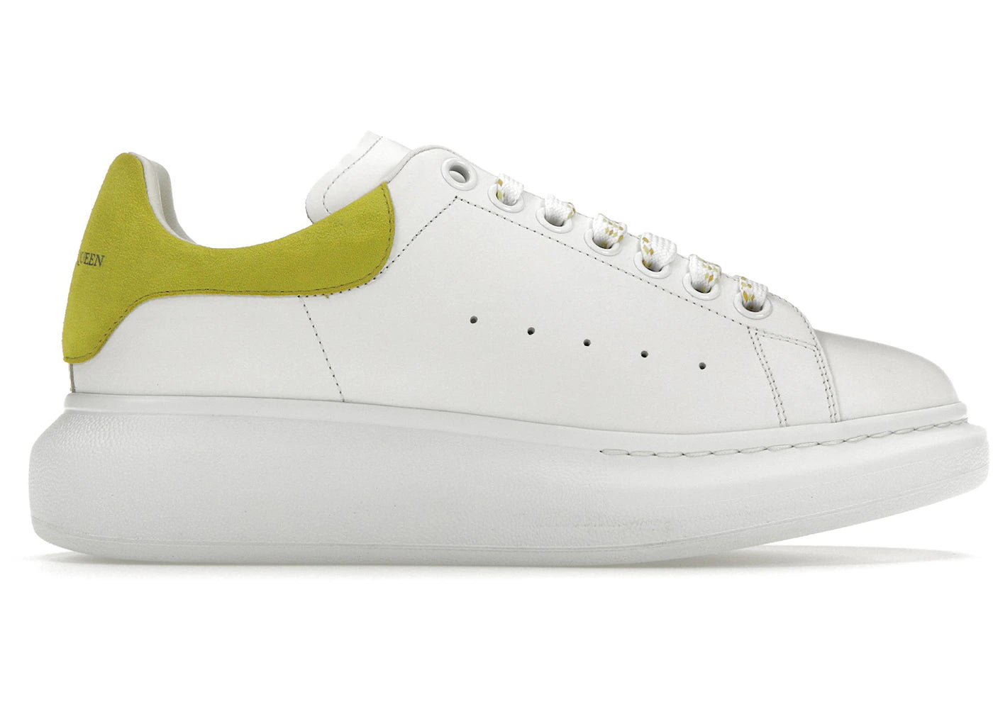 Alexander Mcqueen Oversized White Light Green (Women'S)