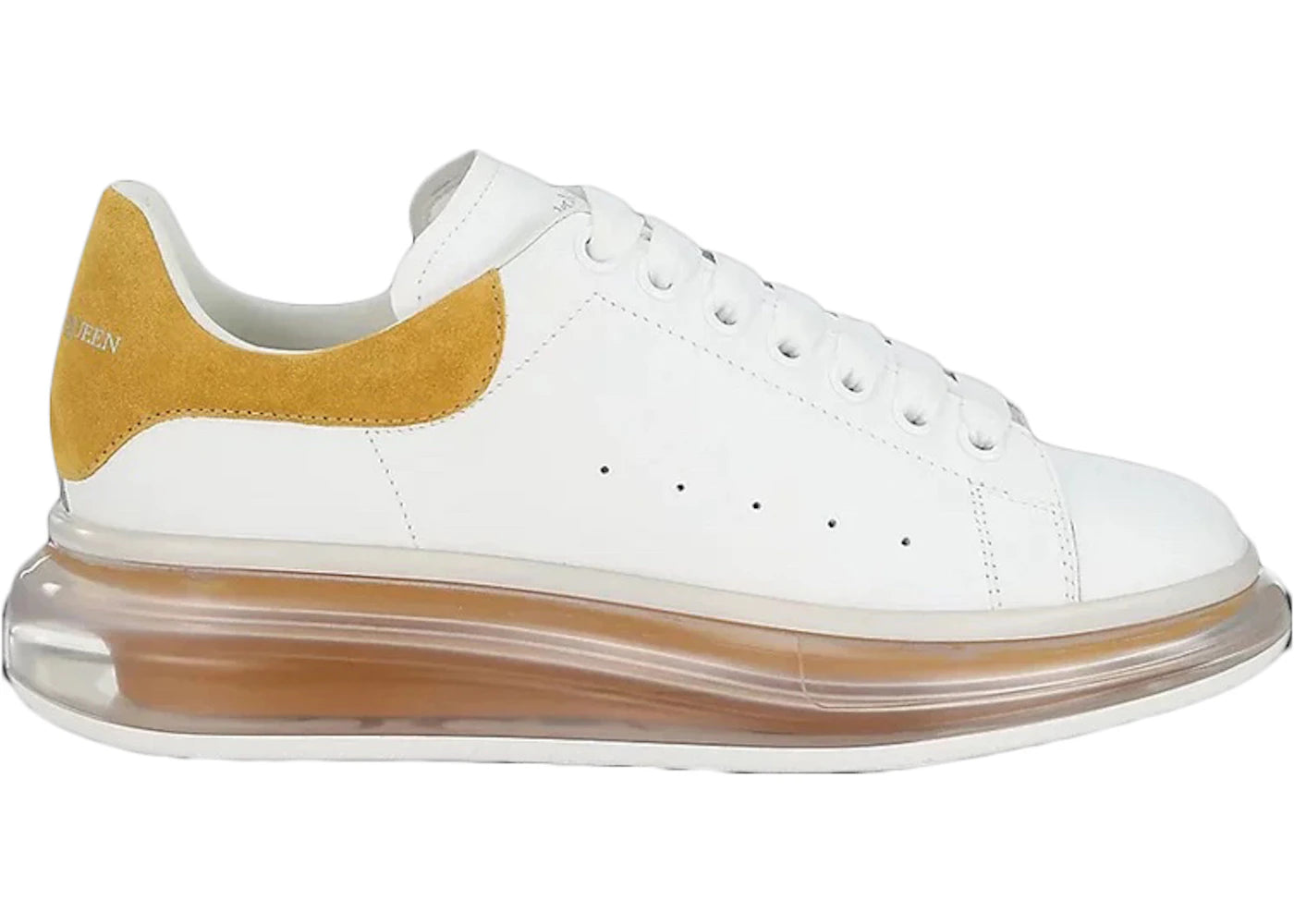 alexander mcqueen oversized white mineral yellow