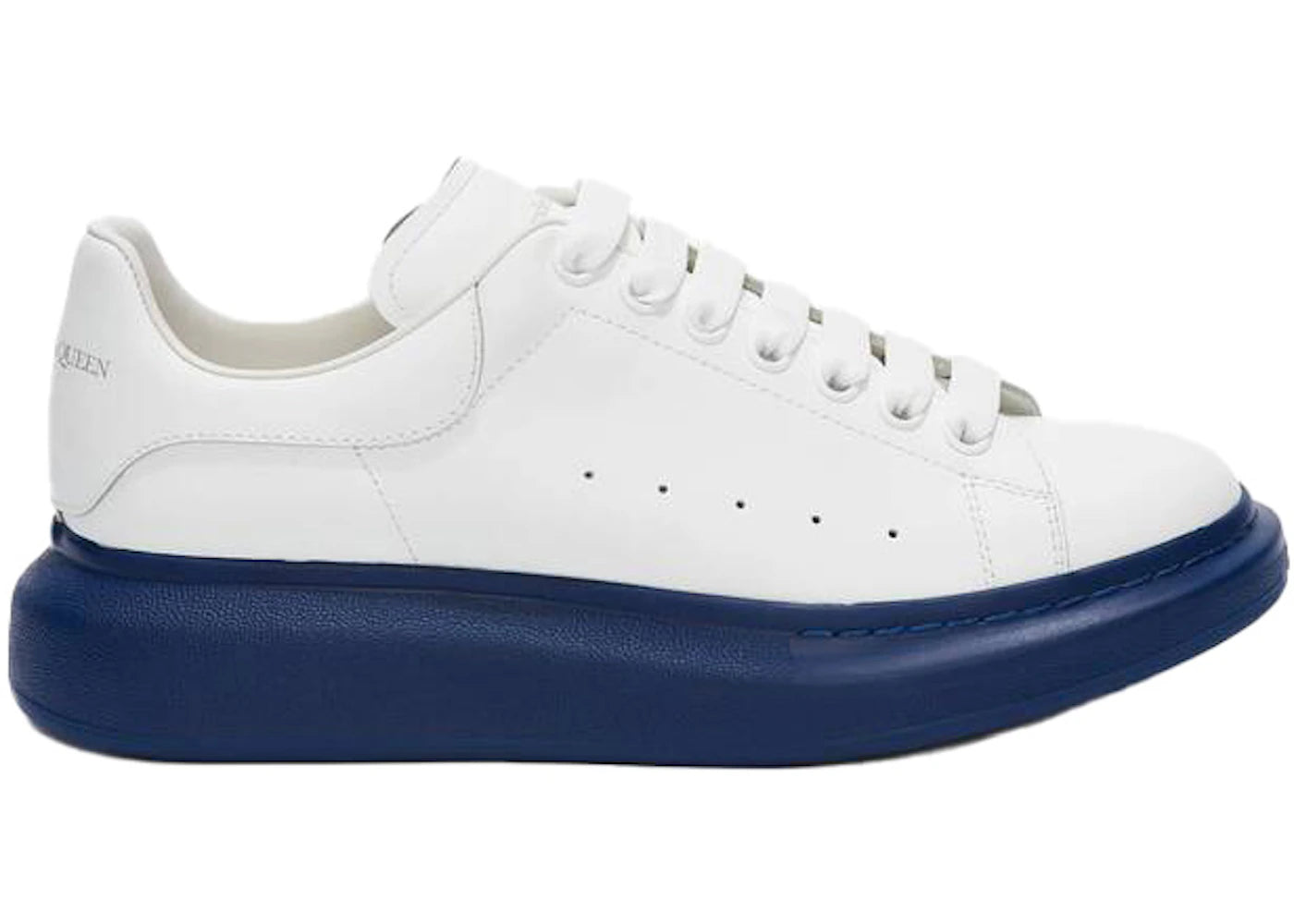 alexander mcqueen oversized white pastel blue sole (women's)