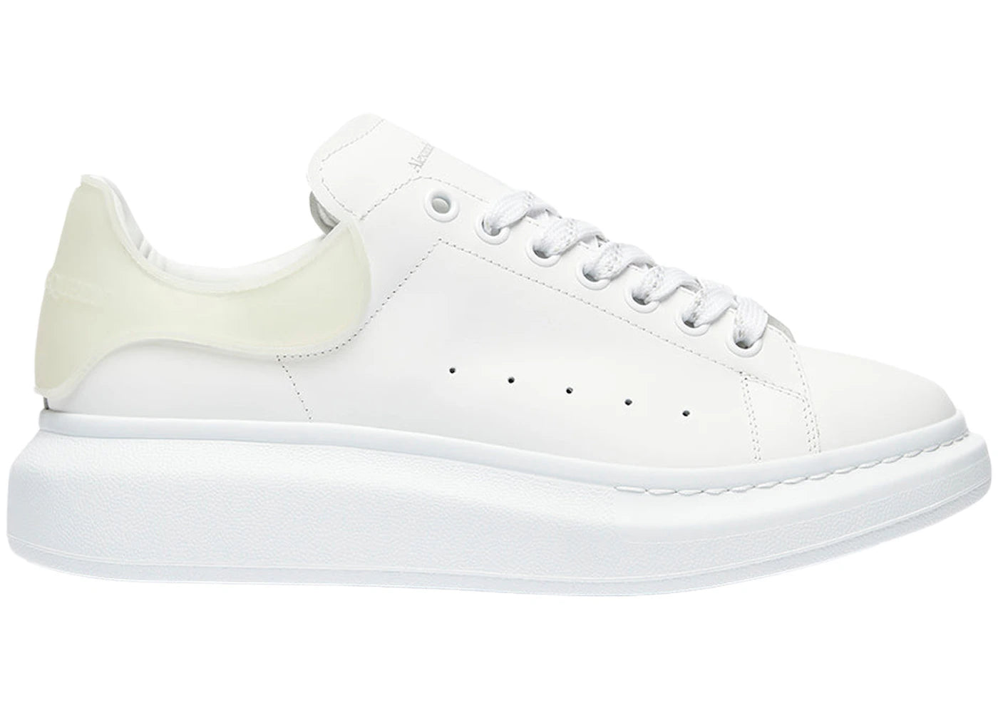 Alexander Mcqueen Oversized White Pearl