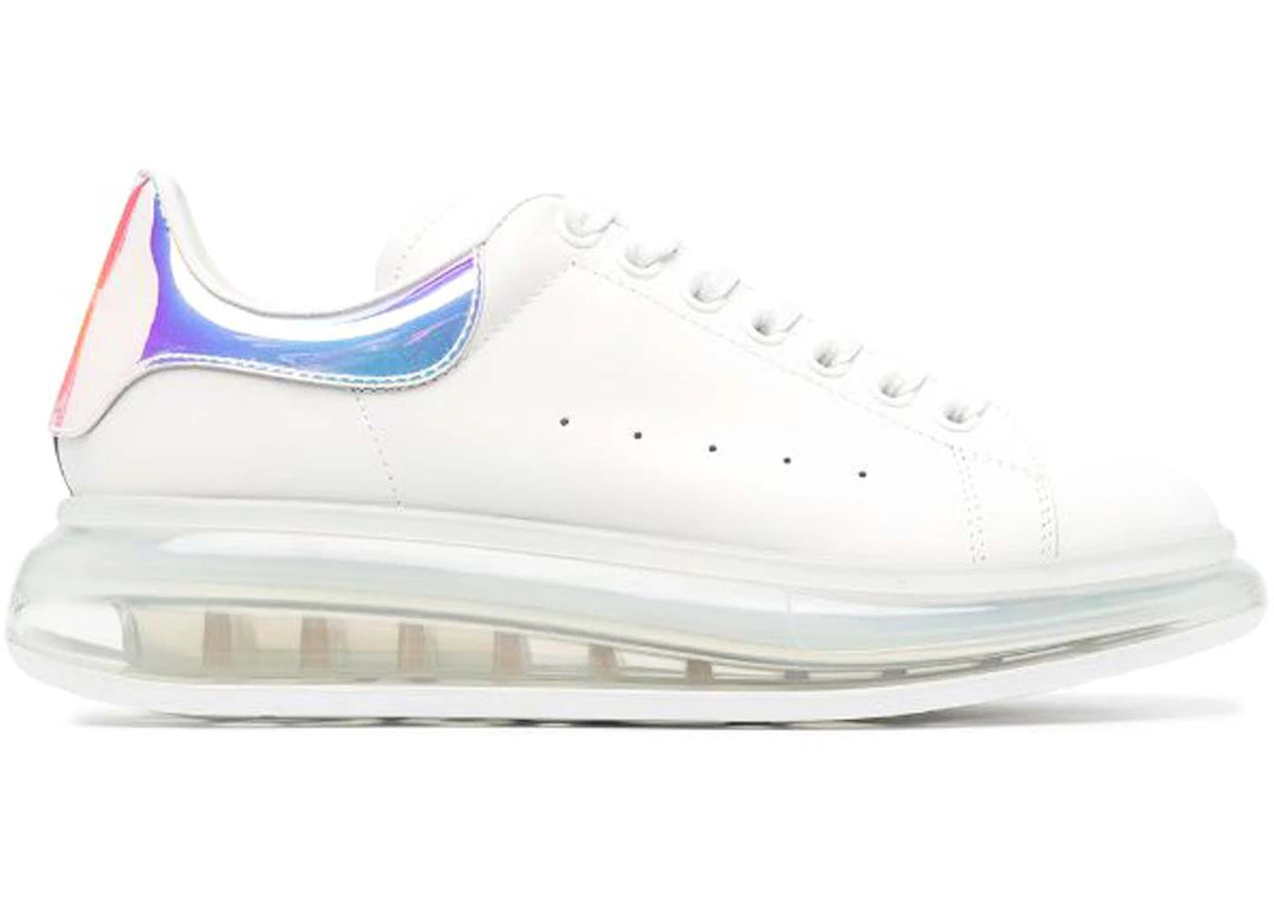 alexander mcqueen oversized white shock pink