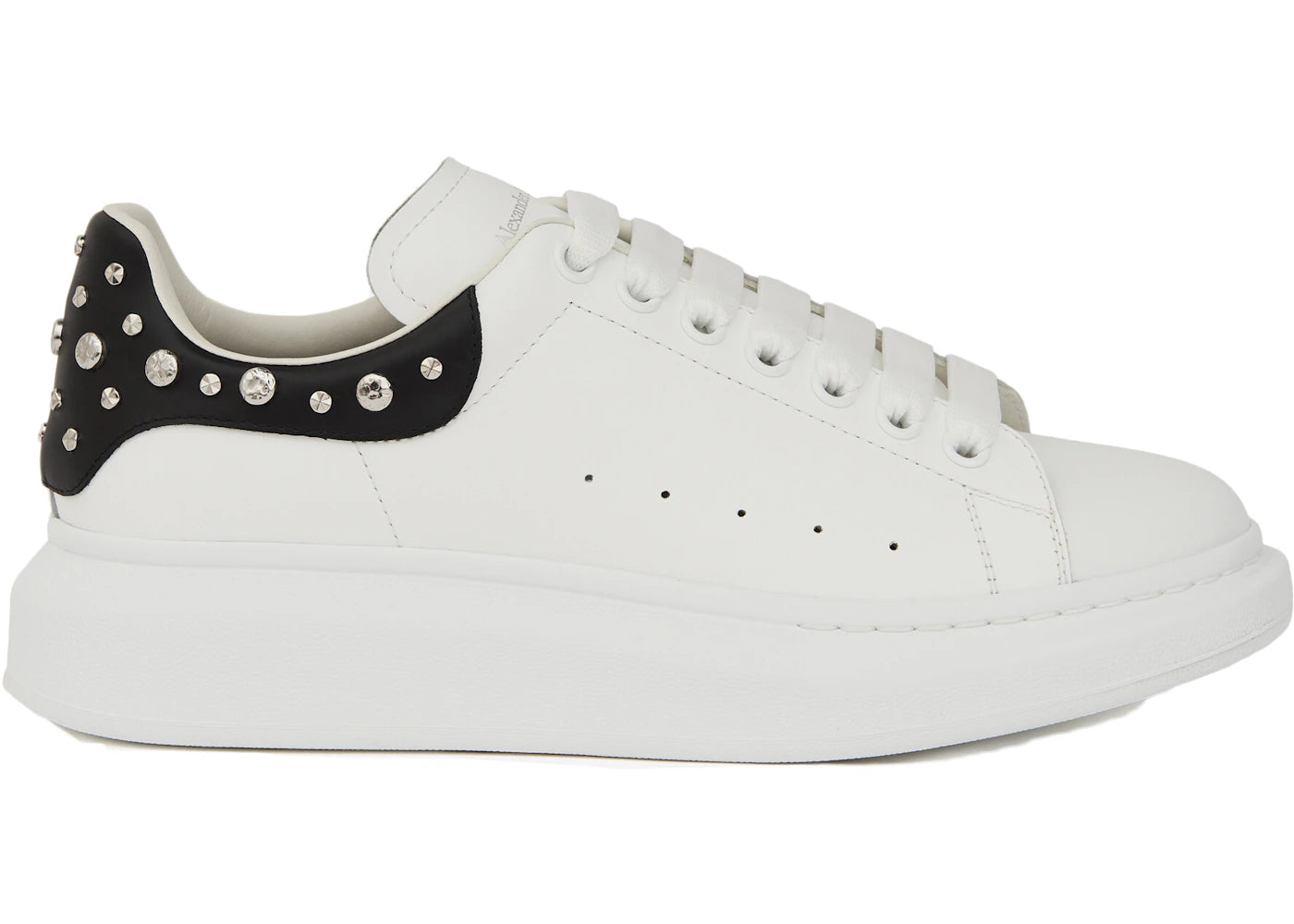 alexander mcqueen oversized white studd