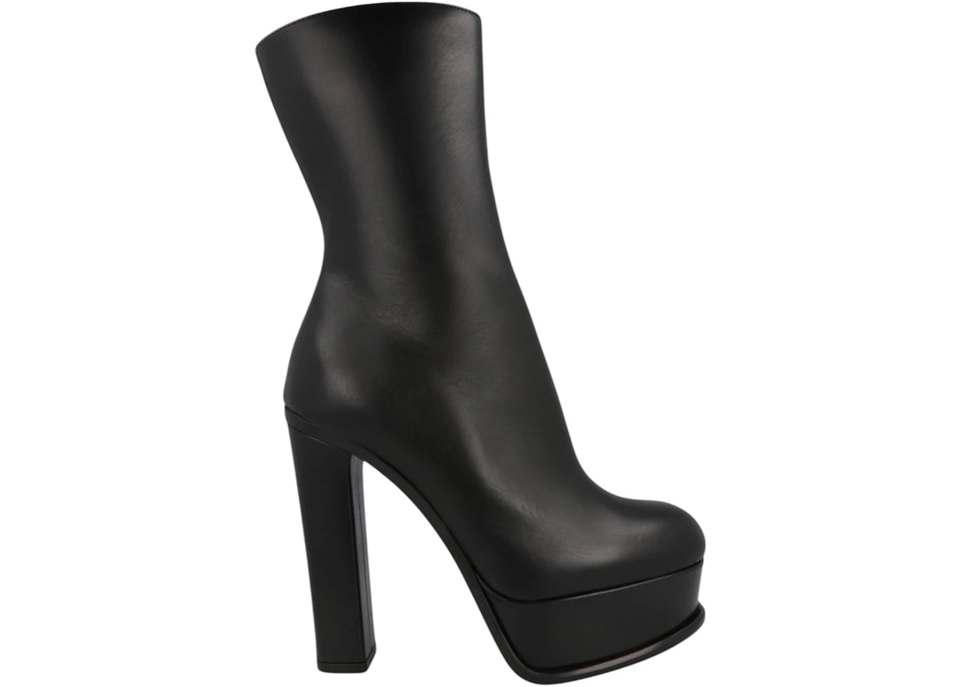 alexander mcqueen platform ankle boot black (women's)