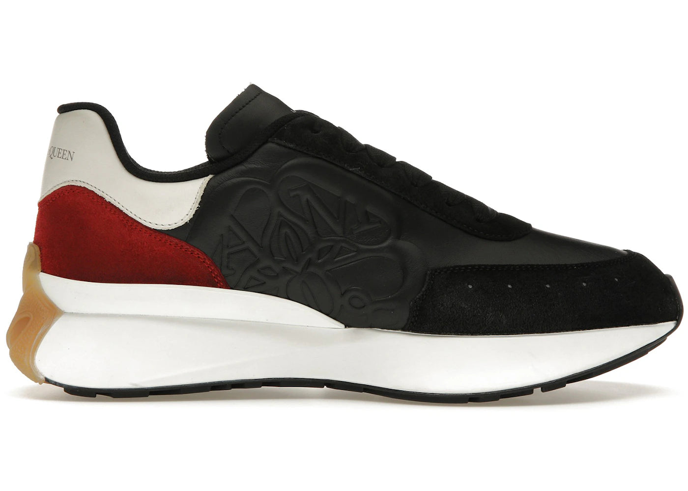 Alexander Mcqueen Sprint Runner Black White Red