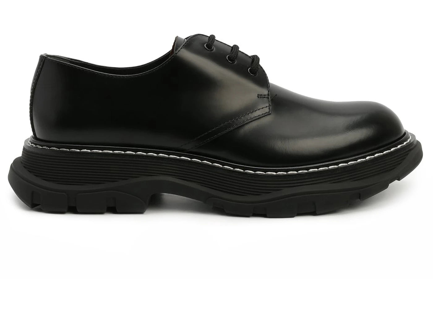 alexander mcqueen tread shoe black