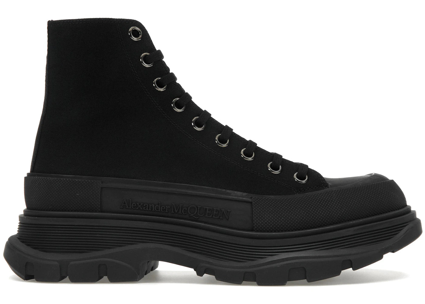alexander mcqueen tread slick boot black