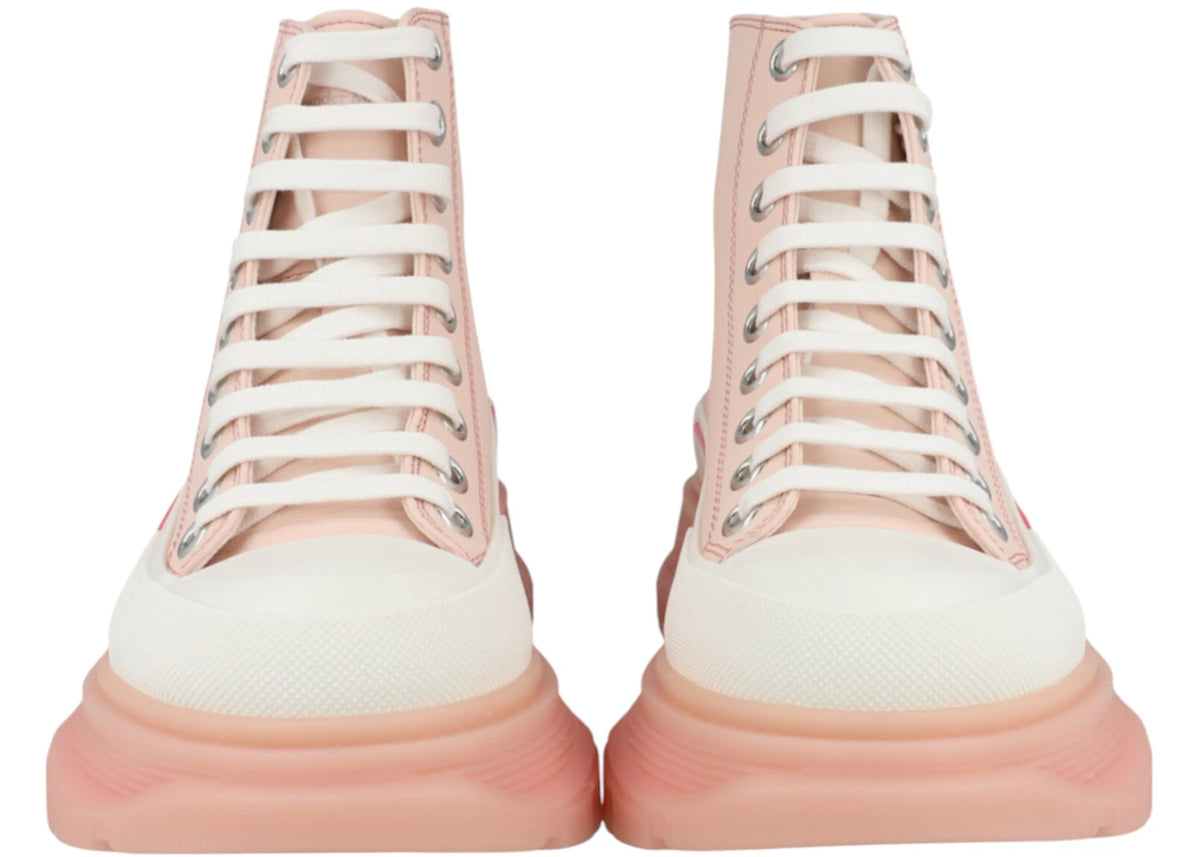 alexander mcqueen tread slick boot pale peach (women's)