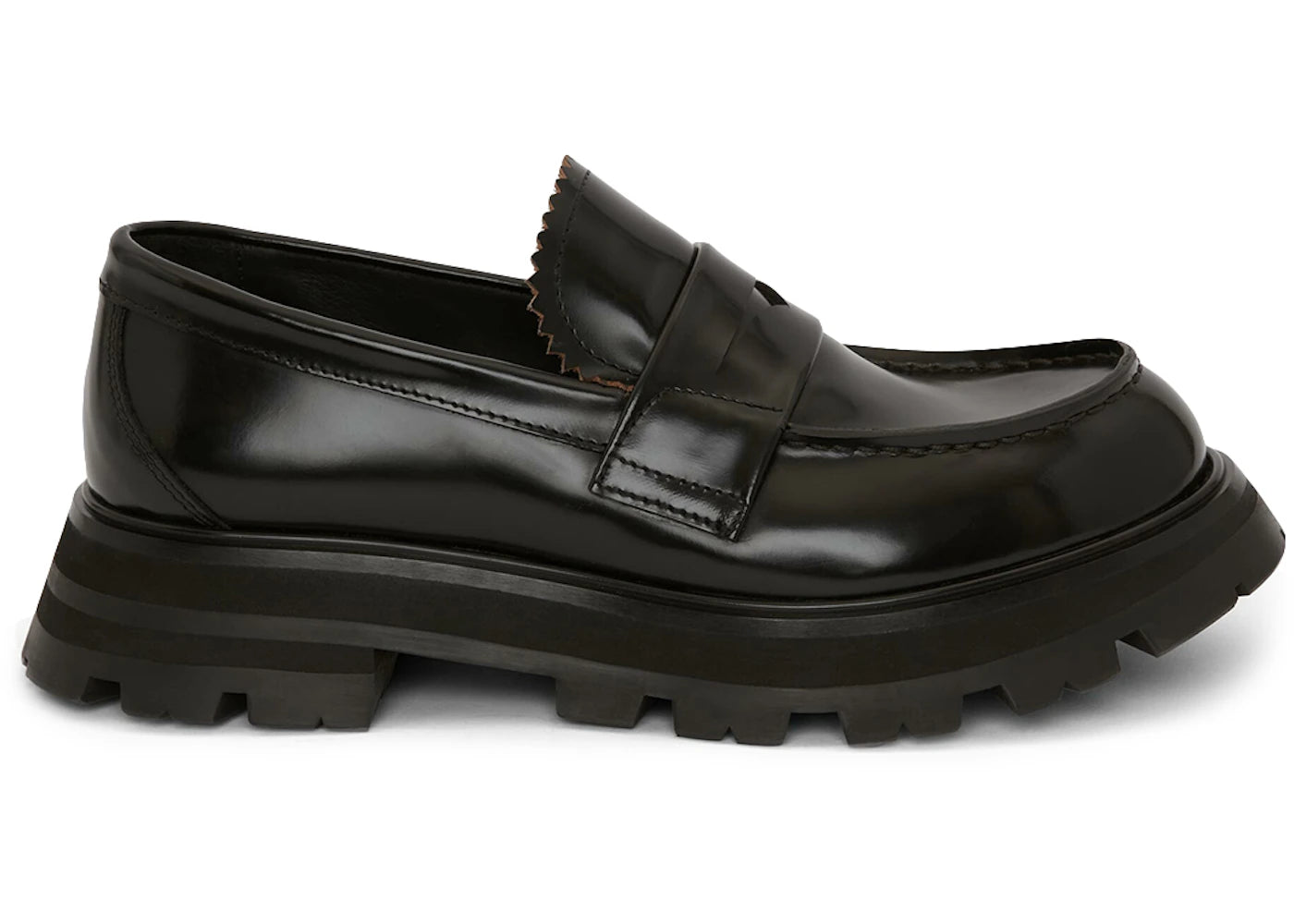 alexander mcqueen wander loafer black (women's)