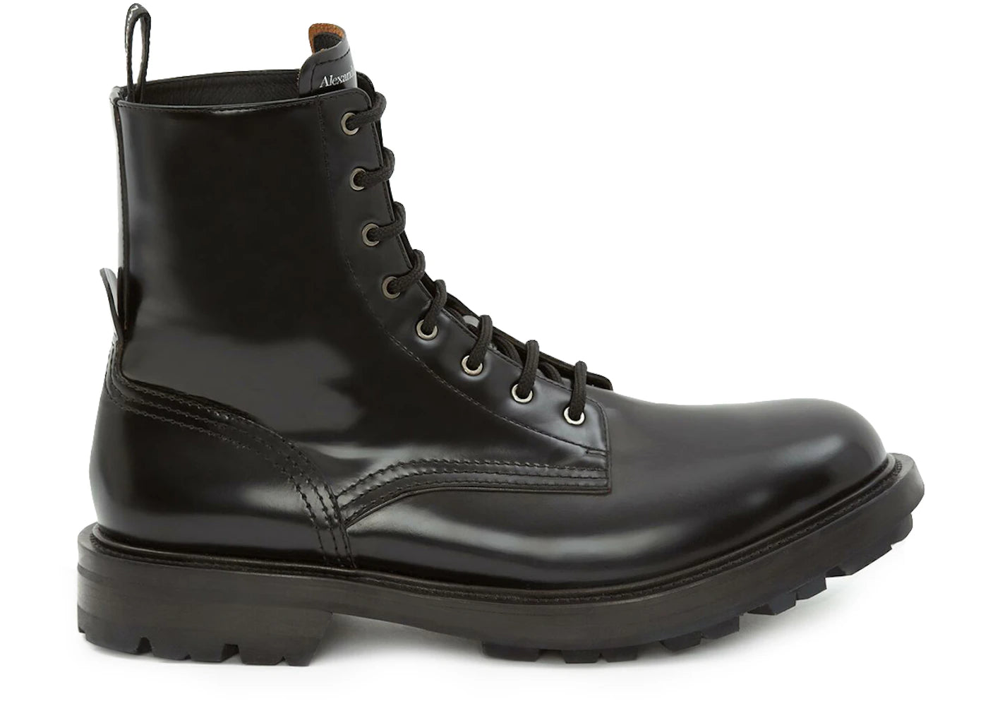 alexander mcqueen worker boot black