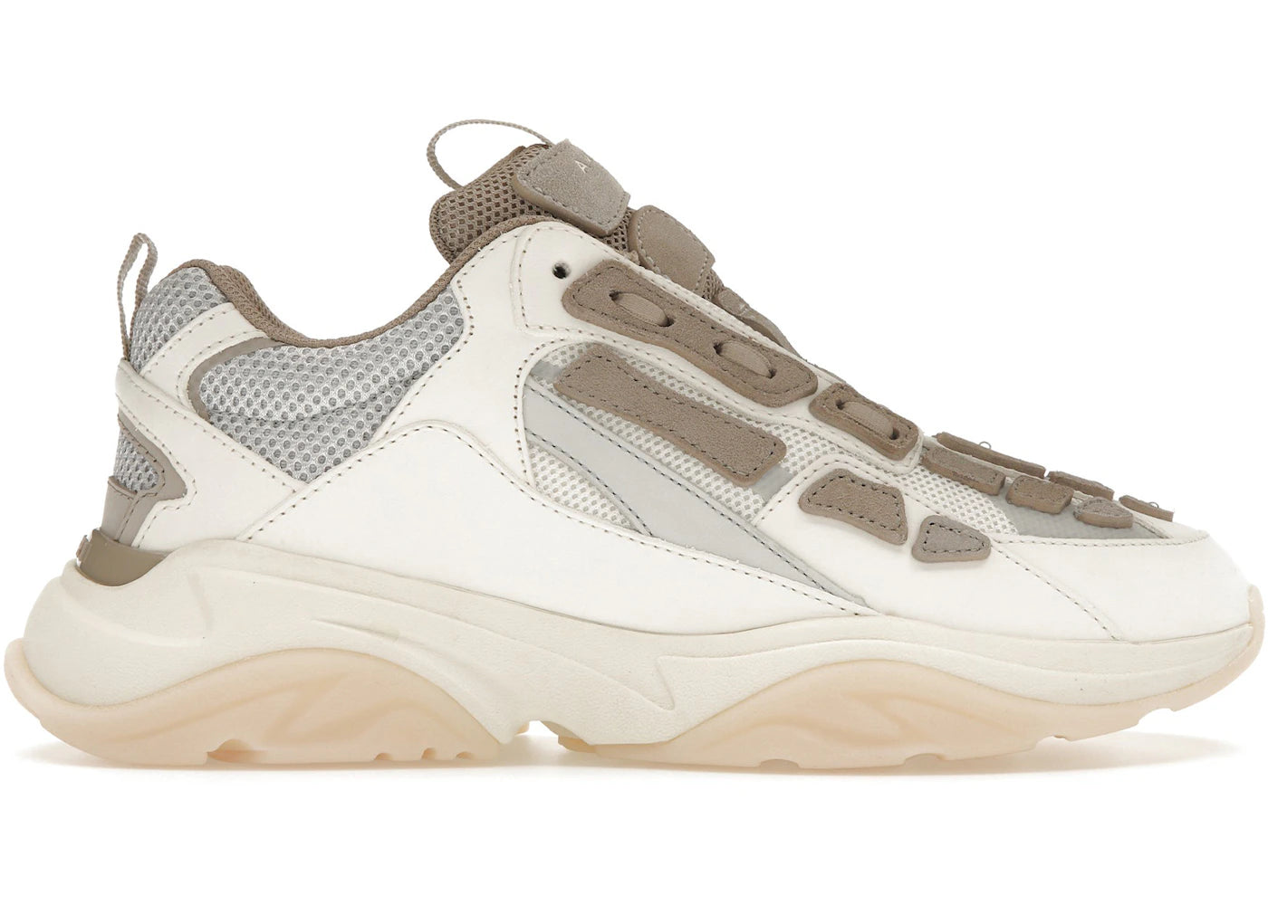 関税負担なし◆AMIRI◆BONE RUNNER スニーカー ロゴ アイボリー 関税負担なし◇AMIRI◇BONE RUNNER スニーカー ロゴ アイボリー