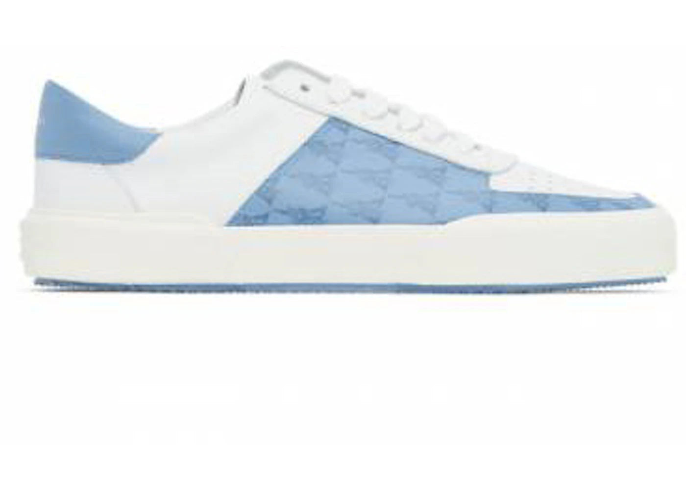 Amiri Dagger Monogram Low Sneaker Colbat/White