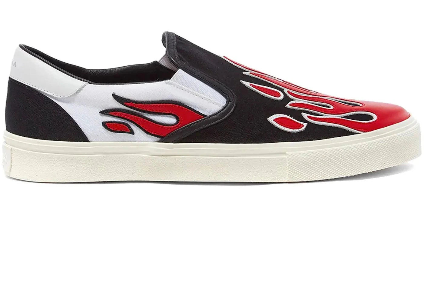 Amiri Flame Slip On Black/Red