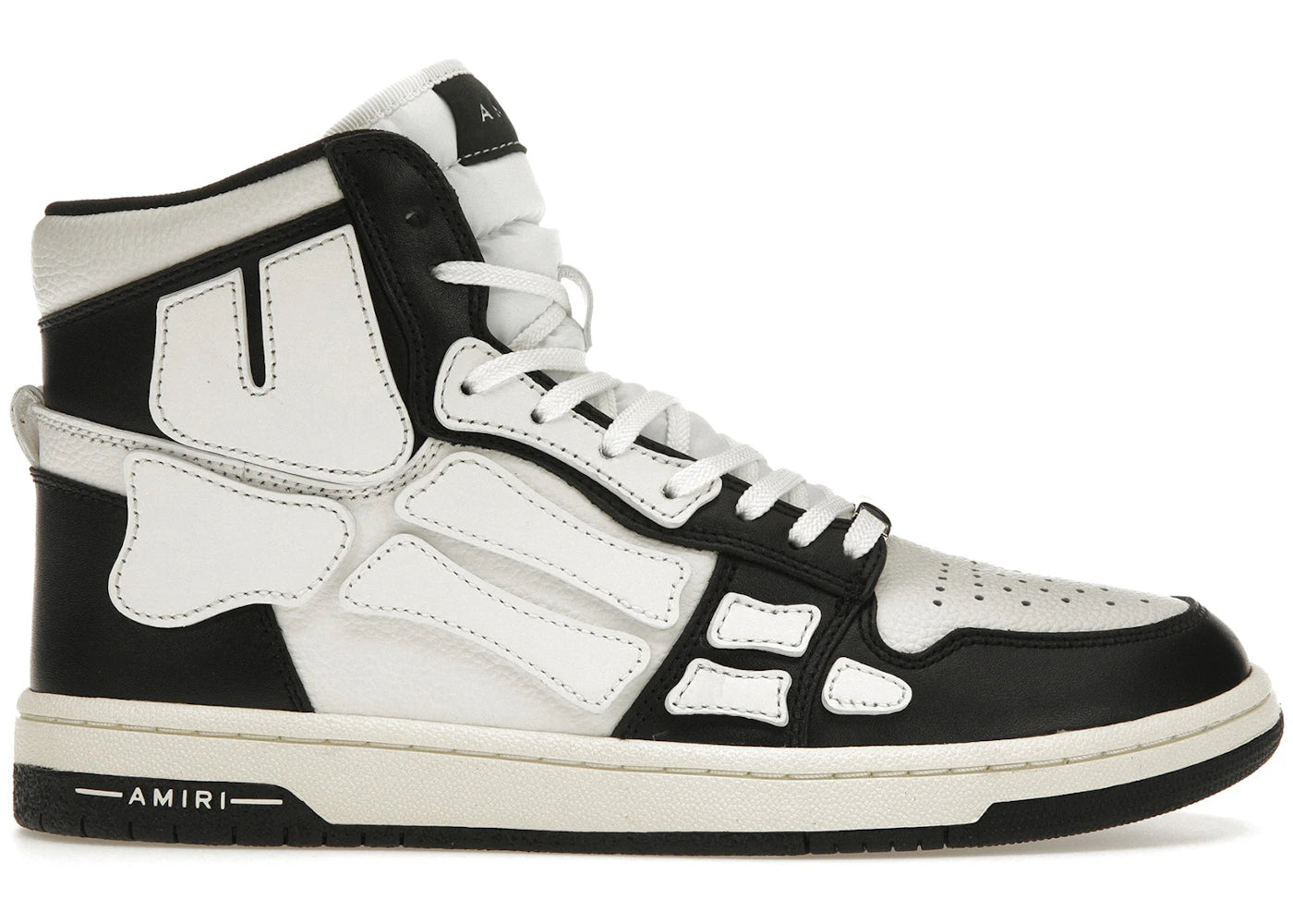 Amiri Skel High Tops Black White