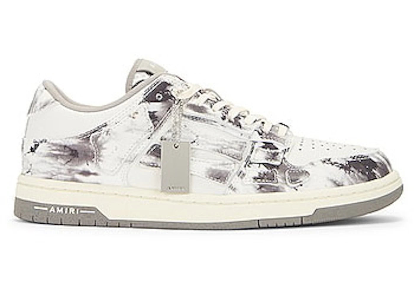 Amiri Skel Top Low Grey Tye Dye