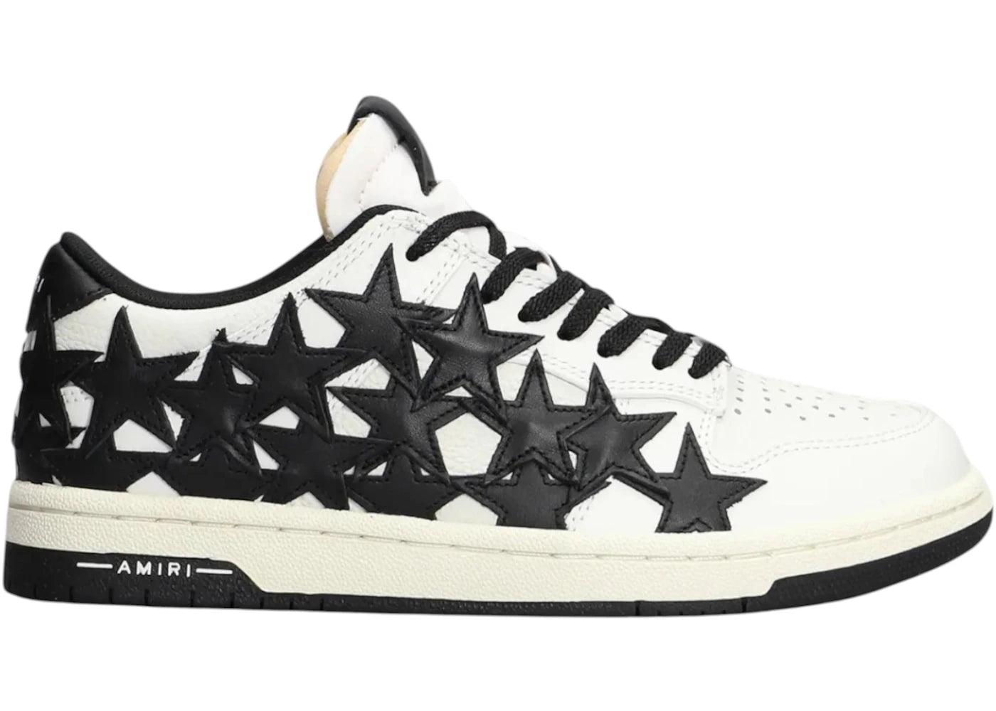Amiri Stars Low Sneaker Black White (Women'S)