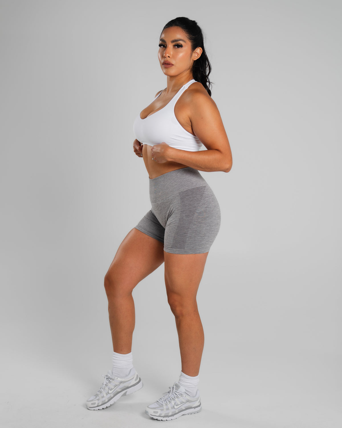 Alphalete Women's Amplify Mid Rise Short